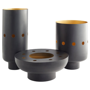 Naktis Bowl| Black| Brass