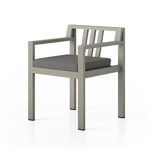 Monterey Outdoor Dining Armchair In Grey