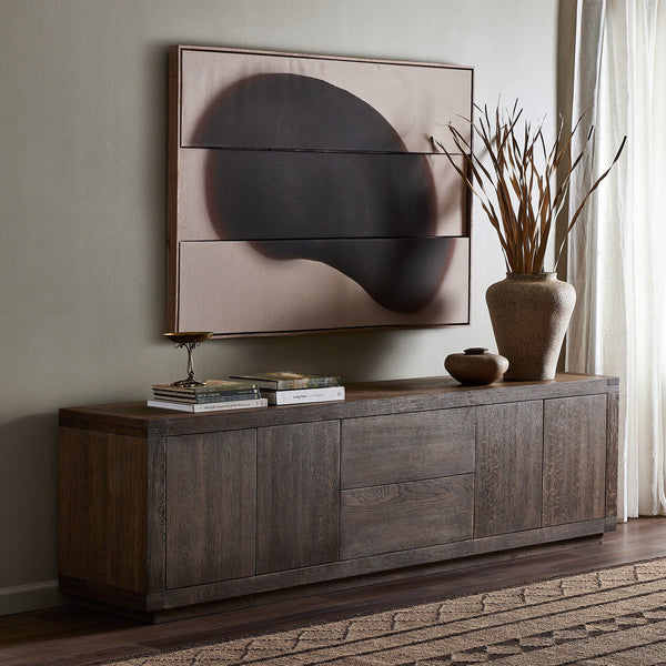 Warby Media Console In Worn Oak