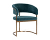MARRIS DINING ARMCHAIR - GOLD - DANNY TEAL