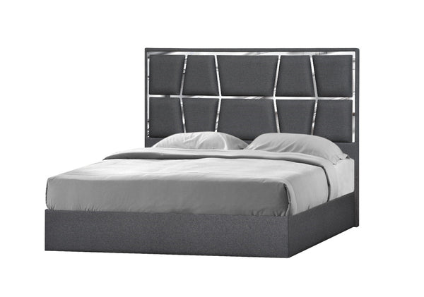 Degas Queen Bed in Charcoal