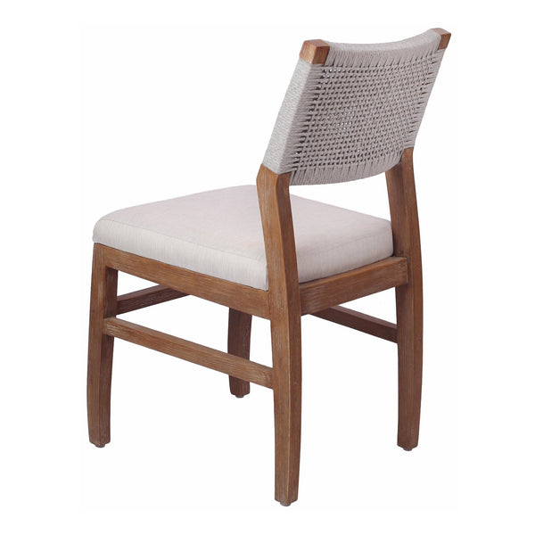 Pierre Rope Dining Chair In Gray 