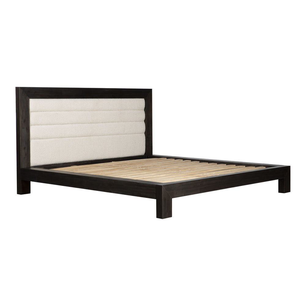 Moe's Ashcroft King Bed with Padded Headboard