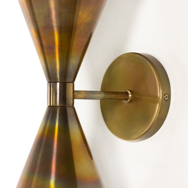 Clement Sconce In Burnt Brass