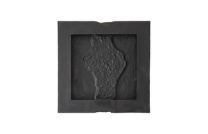 Geode Texture Panel Black And Gold, Wall Decor