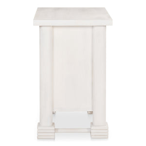 Moe's Clement Nightstand Whitewashed Mango Wood
