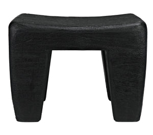 Sumo Stool, Black Burnt