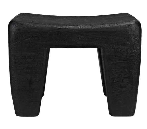Sumo Stool, Black Burnt