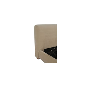 Moe's Beau King Storage Bed in Warm Beige