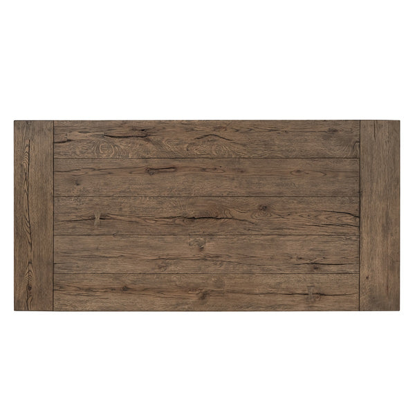 Troy Solid Wood Rectangle Coffee Table with Tapered Legs