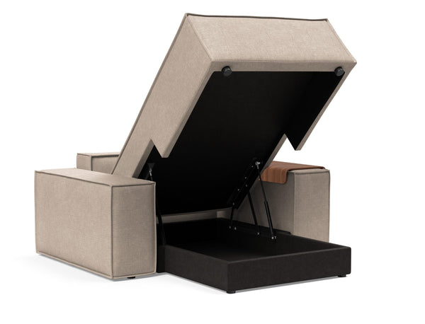 NEWILLA LOUNGER CHAIR W/WIDE ARM RESTS, 39"X61"