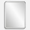 Crofton Lighted Black Large Mirror