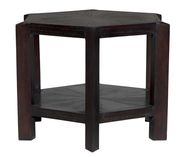Yehuda Large Side Table, Sombre Finish