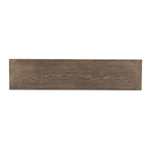 Warby Console Table in Worn Oak Veneer