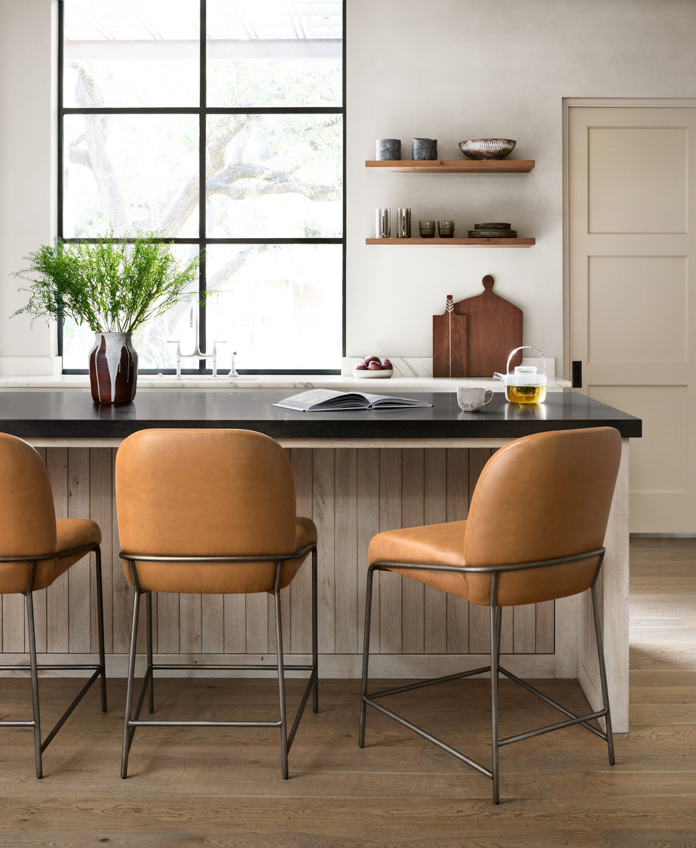 Astrud Stool In Sierra Butterscotch In Counter