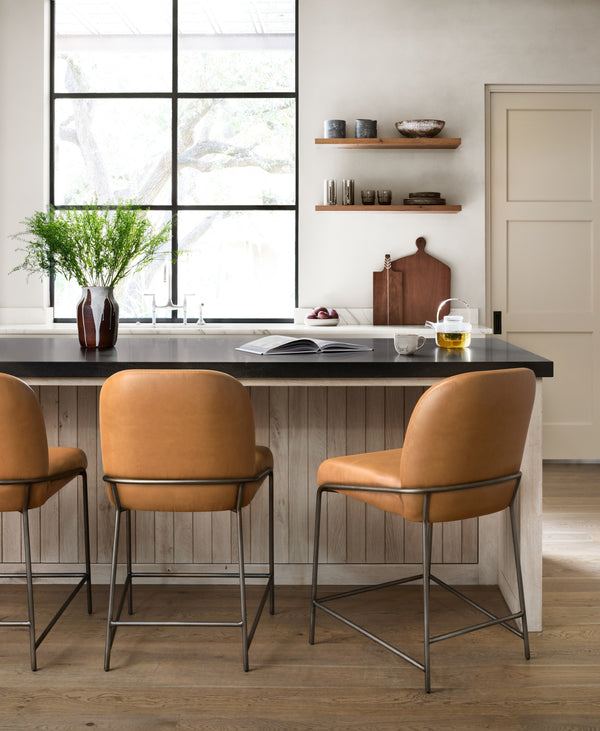 Astrud Stool In Sierra Butterscotch In Counter