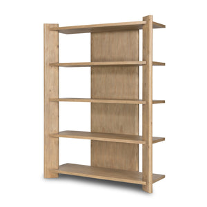 Edmund Bookcase In Smoked Pine