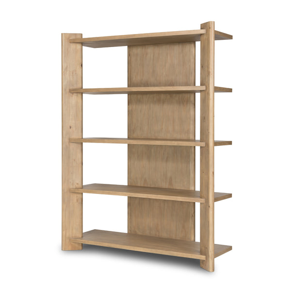 Edmund Bookcase In Smoked Pine