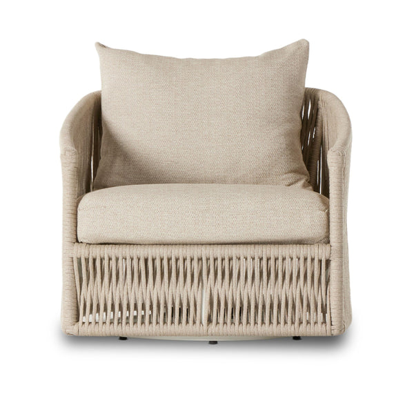 Porto Outdoor Swivel Chair - Faye Sand