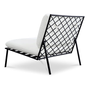 Moe's Salma Outdoor Accent Chair in White