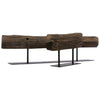 Cladded Bronzed Table Sculptures