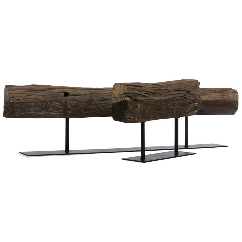 Cladded Bronzed Table Sculptures