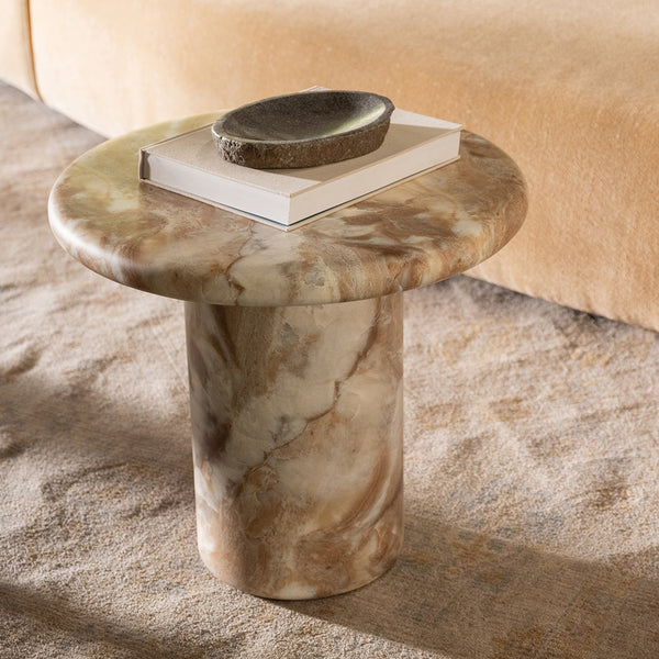 Moe's Frida Outdoor Side Table Brown