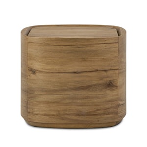 Leandro End Table - Natural Reclaimed French Oak