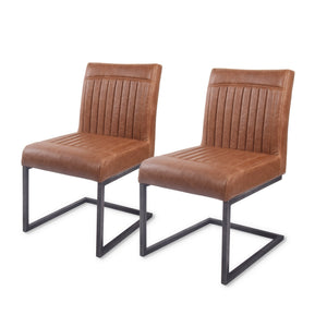 Ronan Dining Chair In Antique Cigar Brown