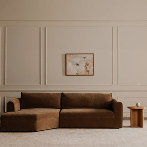 Moe's Madrid Left Sectional Sofa in Taupe