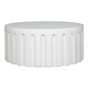 Eris Outdoor Coffee Table in White