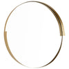 Gilded Band Mirror In Gold