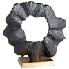 Acadia Sculpture In Aged Brass And Black