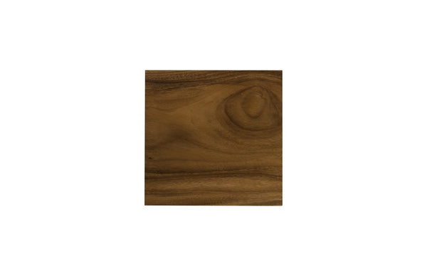 Origins Pedestal, Mitered Chamcha Wood, Natural, Large