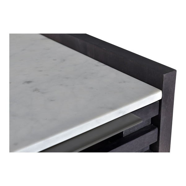 Paloma Sideboard Charcoal Grey with Marble Top