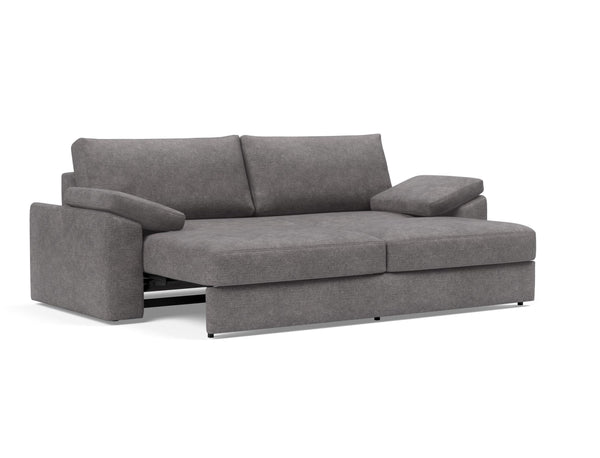 VILANDER SOFA BED, CUSHION ARMS, 57"X79"