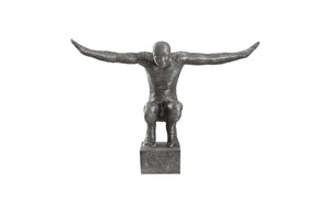 Outstretched Arms Sculpture, Aluminum, Smallall