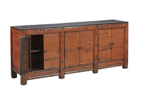 Large Antique Amber Sideboard