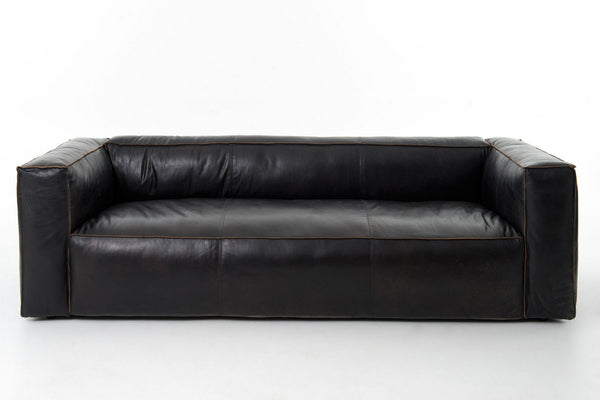 NOLITA REVERSE STITCH SOFA-RIDER BLACK