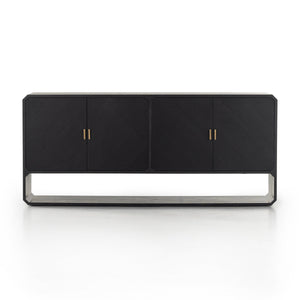 Caspian Sideboard In Black Ash Veneer