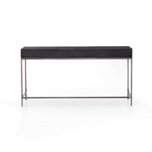 Trey Modular Writing Desk in Black Wash Poplar