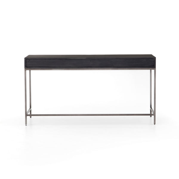 Trey Modular Writing Desk in Black Wash Poplar