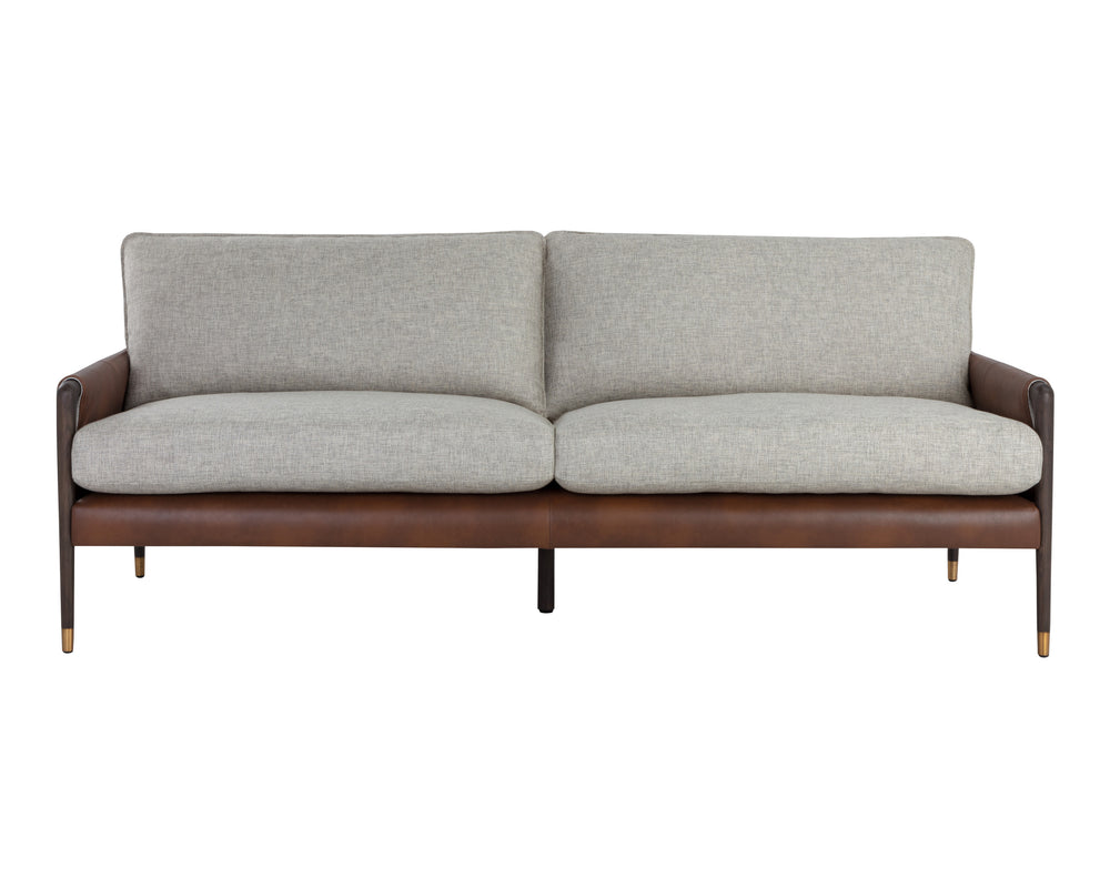 MAUTI SOFA - BROWN - VAULT FOG / BRAVO COGNAC