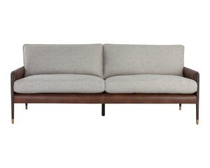 MAUTI SOFA - BROWN - VAULT FOG / BRAVO COGNAC