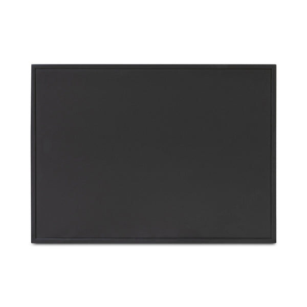 Moe's Reagan Black Nightstand with Metal Handles