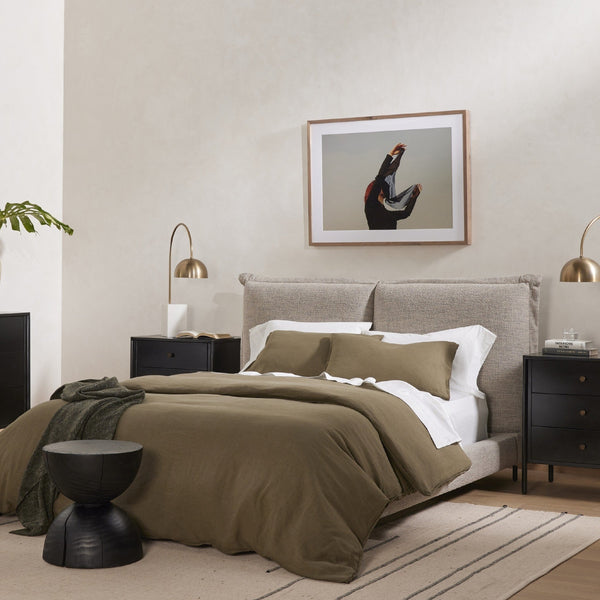 Inwood King Bed - Merino Porcelain