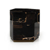 Shep End Table In Polished Petrified Wood