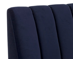 KOSOVO BANQUETTE - BROWN - ABBINGTON NAVY