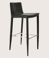 Tiffany bar stool black bonded leather