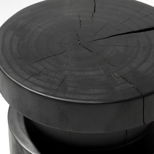Inez End Table In Black Pine